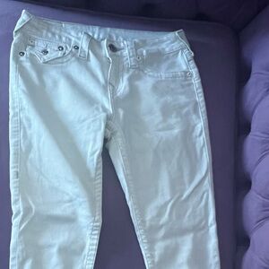 True Religion Rolled Capri Fossil Jeans.